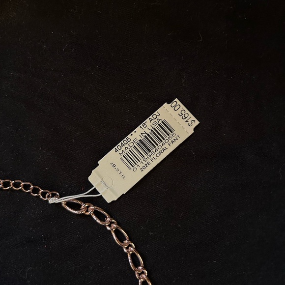 Floral Crystal Necklace and Earring Set (114) - Picture 3 of 5